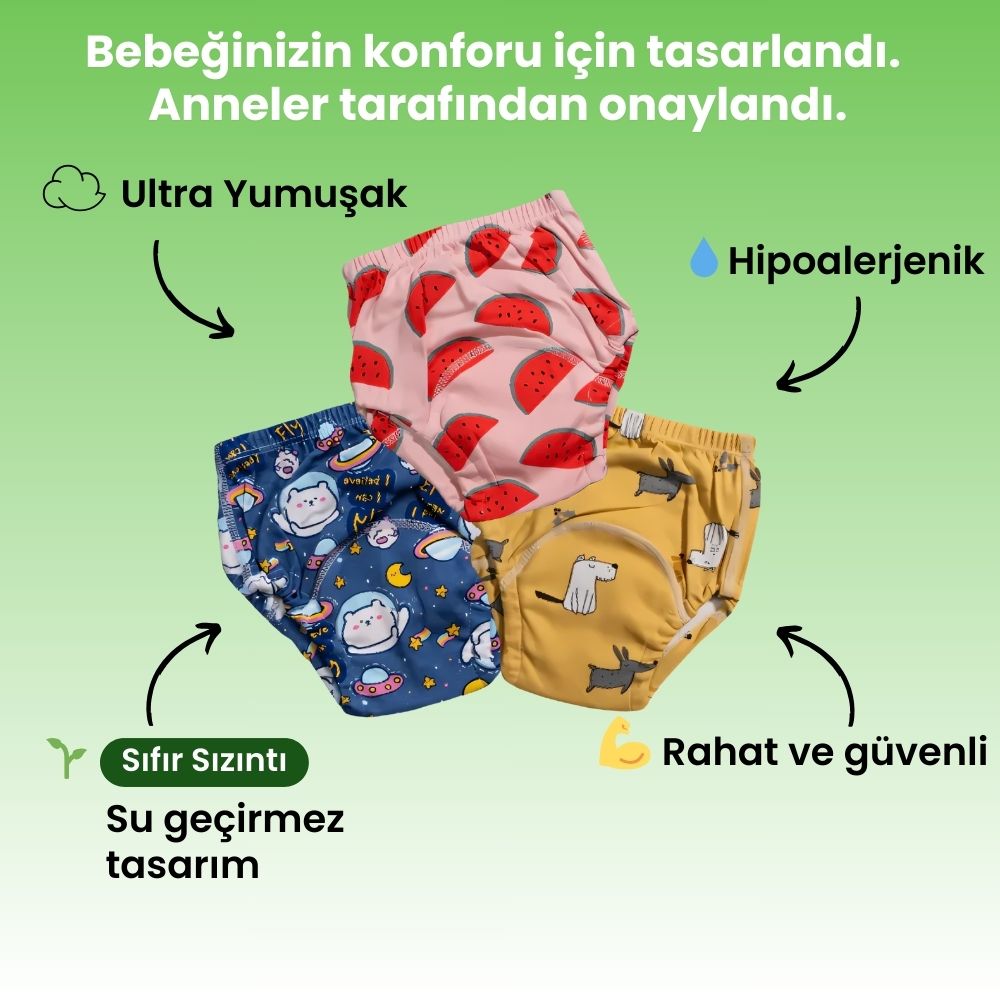 Alıştırma Külodu (3 Adet)