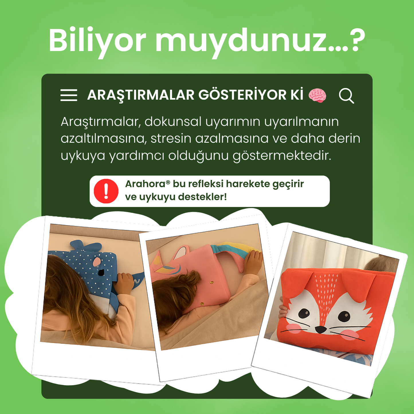 Rahatlatıcı Çocuk Yastığı